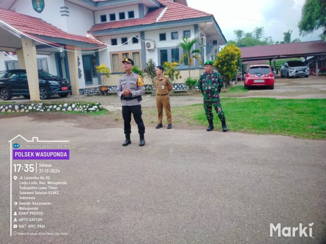 
					Kapolsek Wasuponda Pimpin Apel Gabungan Pengamanan Malam Pengantian Tahun