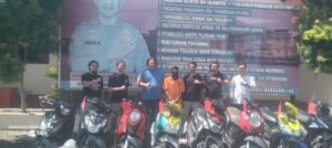Polres Donggala Amankan 18 Unit Motor Curian Beserta Seorang Pelaku