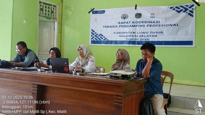 
					TPP Kabupaten Lutim Gelar Rapat Koordinasi Bulanan, Perkuat Sinergi dan Efektivitas Pendampingan di Desa