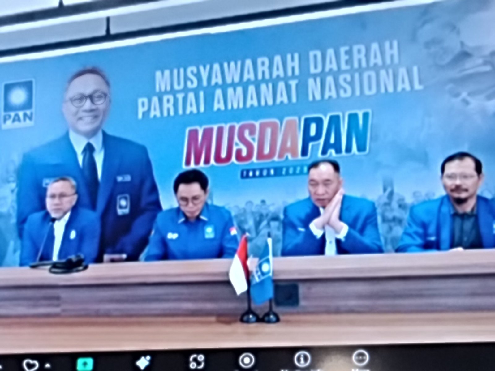 DPD PAN Lutim  Mengikuti Musda ke-VI Secara Virtual, Dipimpin Langsung Sulkifl Hasan