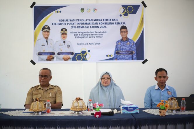 
					Dinas PPKB Luwu Timur Gelar Sosialisasi Penguatan Mitra Kerja PIK-Remaja