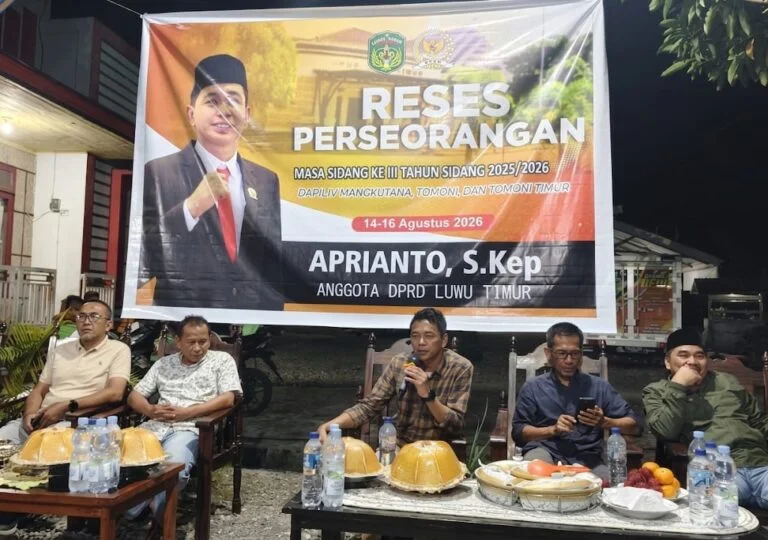 Anggota DPRD Lutim Aprianto Pastikan Aspirasi Warga Kalpataru Masuk Pokir 2027